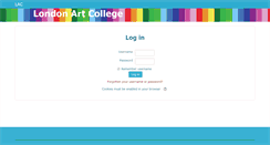 Desktop Screenshot of edu.london-artcollege.co.uk