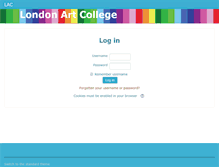 Tablet Screenshot of edu.london-artcollege.co.uk